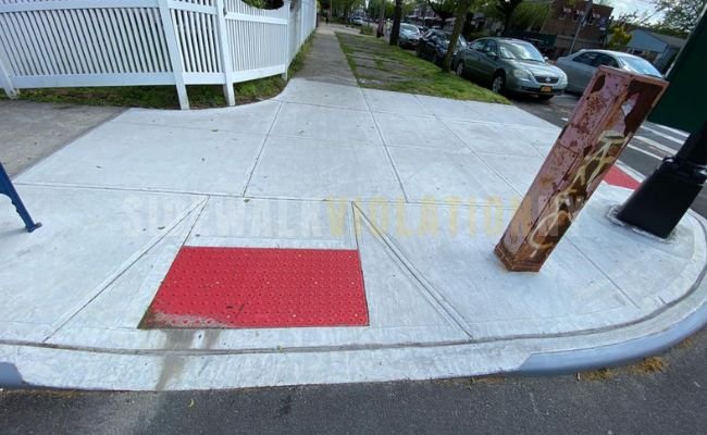 Sidewalk slab replacement project in Manhattan, NY