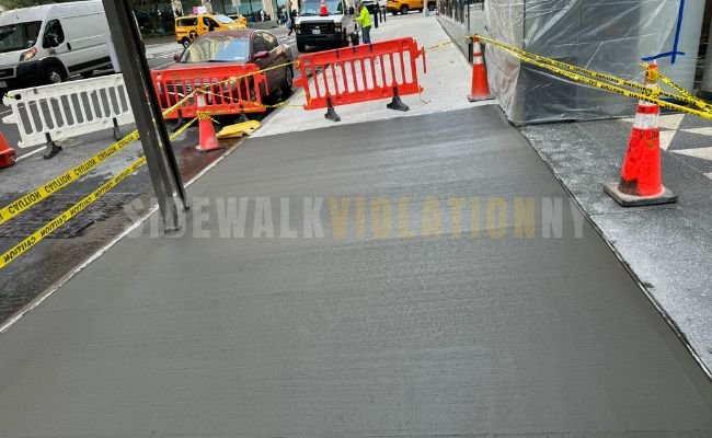 ADA compliant curb cut installation project in Queens, NY